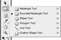 make a rounded rectangle in photoshop