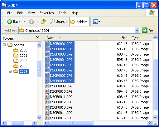 Original File Names